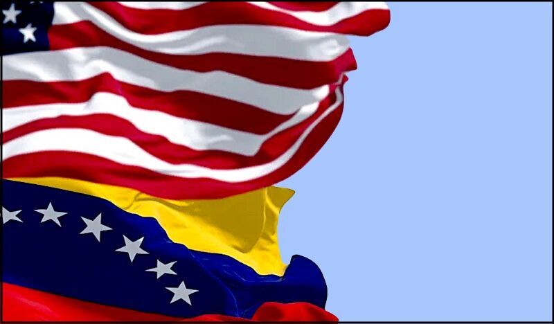 Click to enlarge Flags USA Venezuela