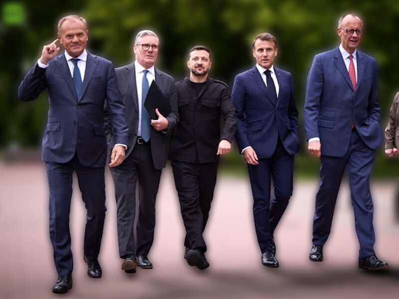 Click to enlarge european leaders eu zelensky tusk starmer zelensky macron merz