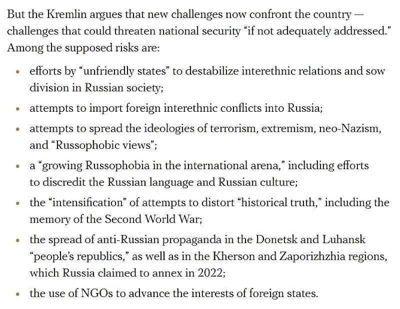 Click to enlarge russia national security strategy paper