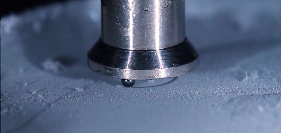 Click to enlarge test friction ice melt slippery