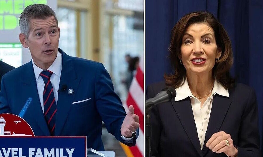 Transportation Secretary Sean Duffy, NY Gov Kathy Hochul