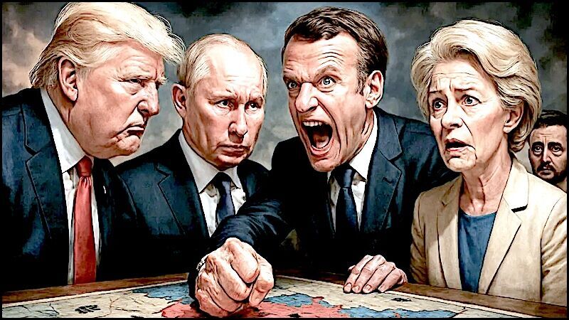 Click to enlarge TrumpPutinMacronVanderleyen
