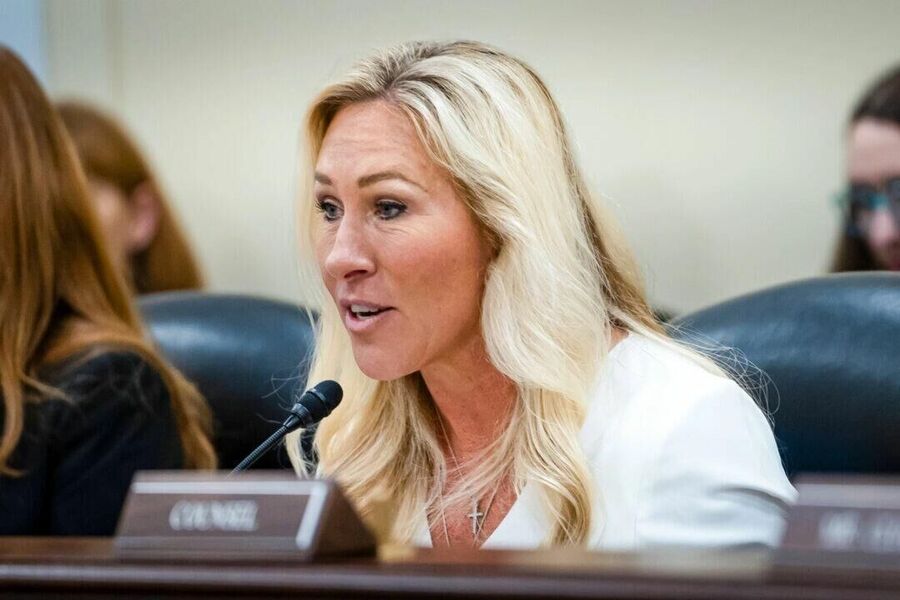 Click to enlarge Rep. Marjorie Taylor Greene (R-Ga.)