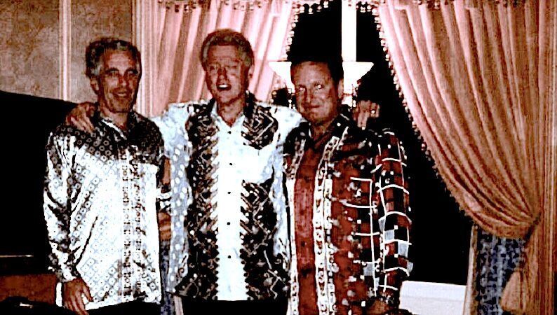 Click to enlarge Epstein Clinton and Unknown