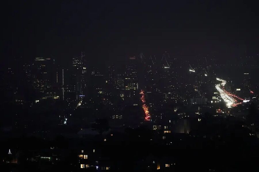 Click to enlarge power outage san francisco