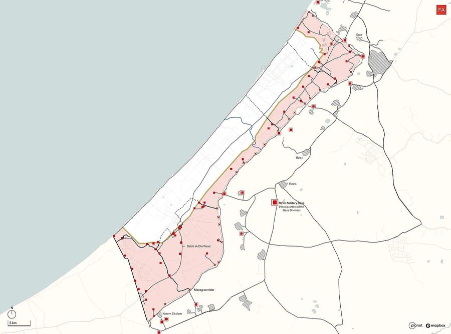 Click to enlarge gaza israel new settlements