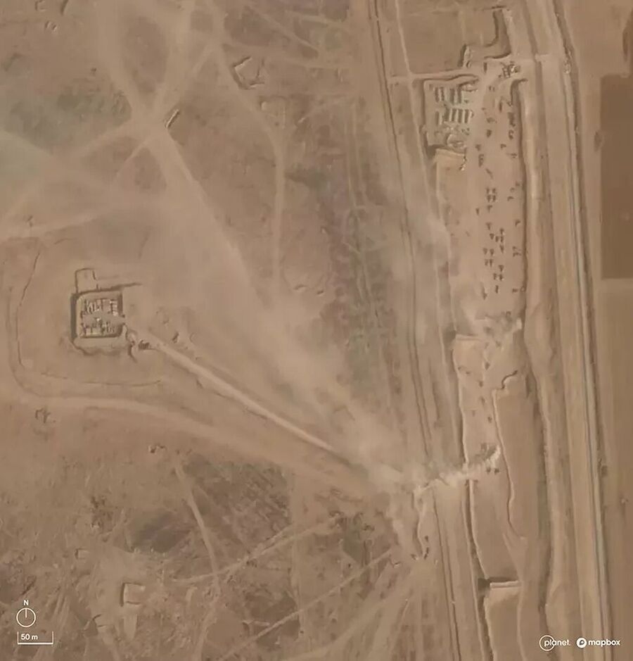 Click to enlarge new IDF out post occupied gaza