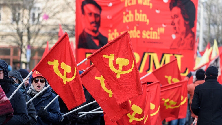 Communist flags