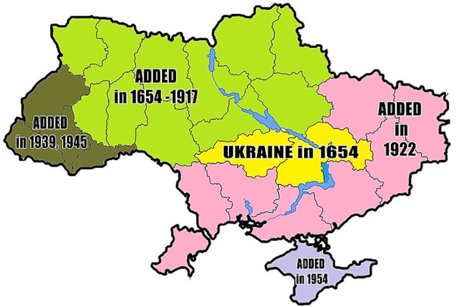Click to enlarge territories added to orginial ukraine