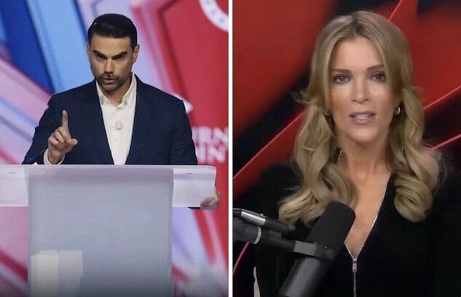 Ben Shapiro and Megyn Kelly