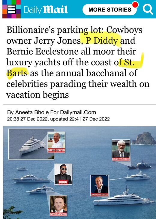 yachts st barts party