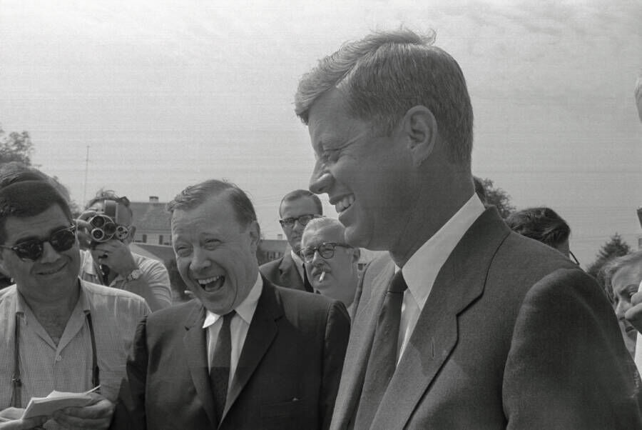 Walter Reuther and John F. Kennedy