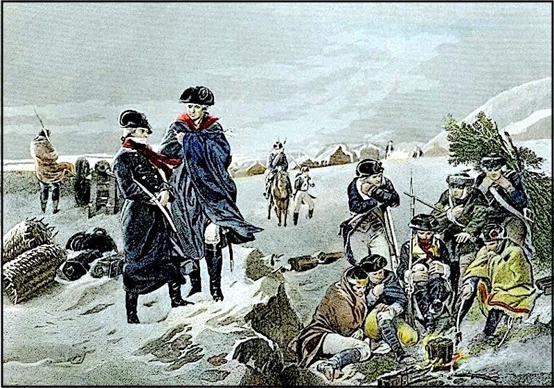 Painting Washington Valley Forge