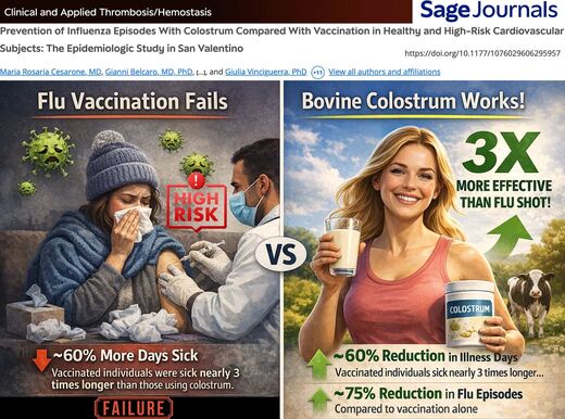 Click to enlarge colostrum vs flu vaccine