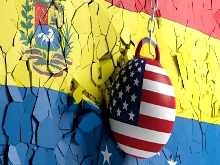 us wrecking ball venezuela flags graphic