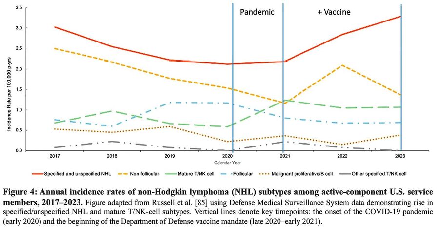 Click to enlarge US military cancer