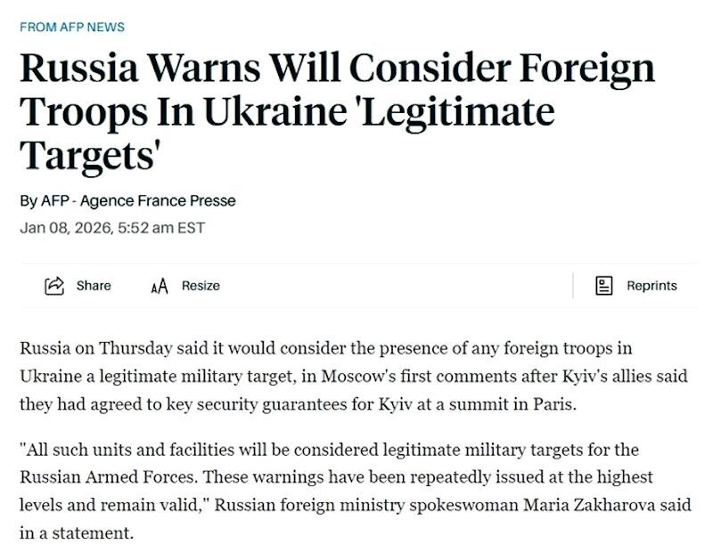 Click to enlarge headline russia foreign troops ukraine target