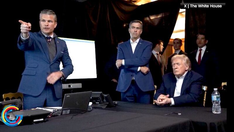 Click to enlarge Hegseth/Trump