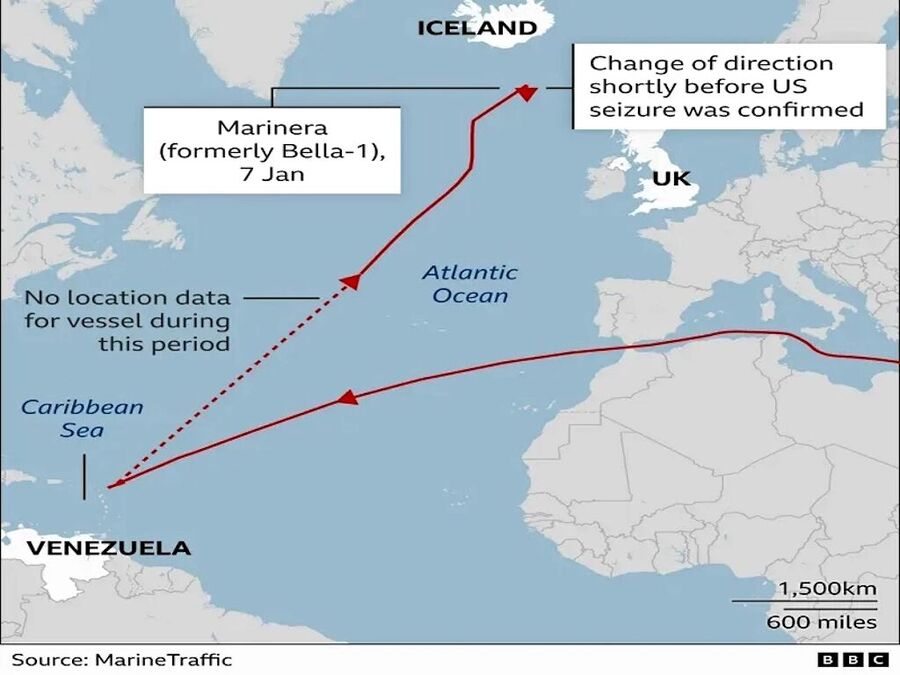 russia tanker seized marinera ocean route