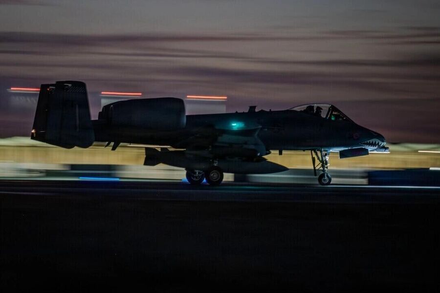 US fighter jet