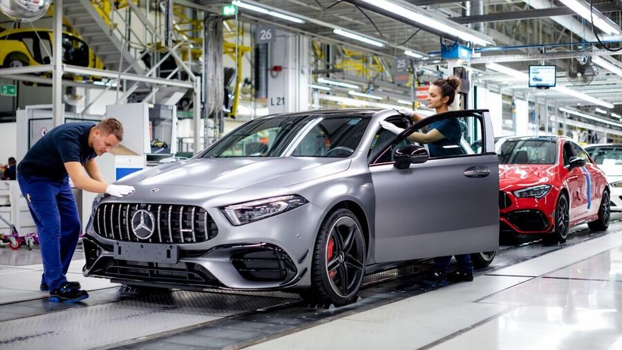 Mercedes car plant