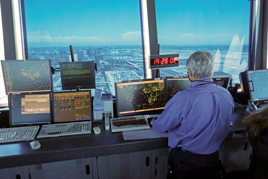 Click to enlarge Air traffic controller