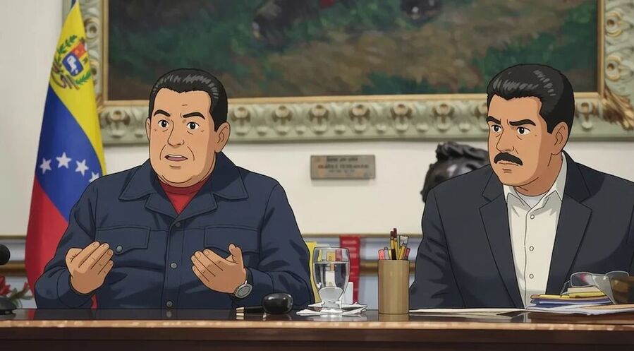 chavez maduro cartoon figures