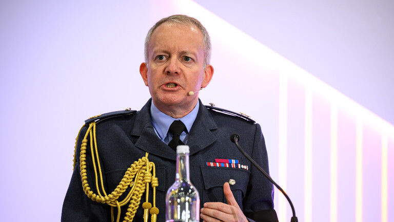 UK Chief of the Defence Staff at the Ministry of Defence Air Chief Marshal Sir Richard Knighton.
