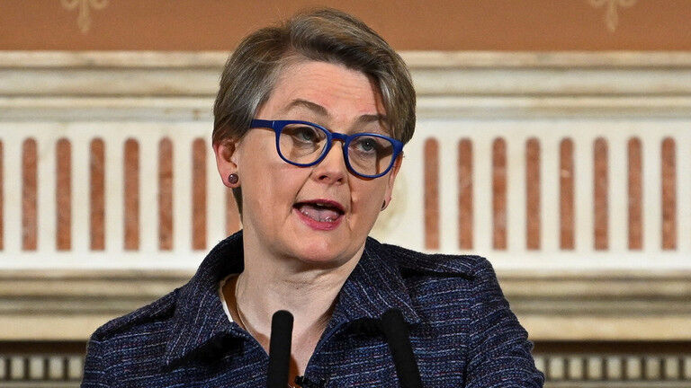 British Foreign Secretary Yvette Cooper