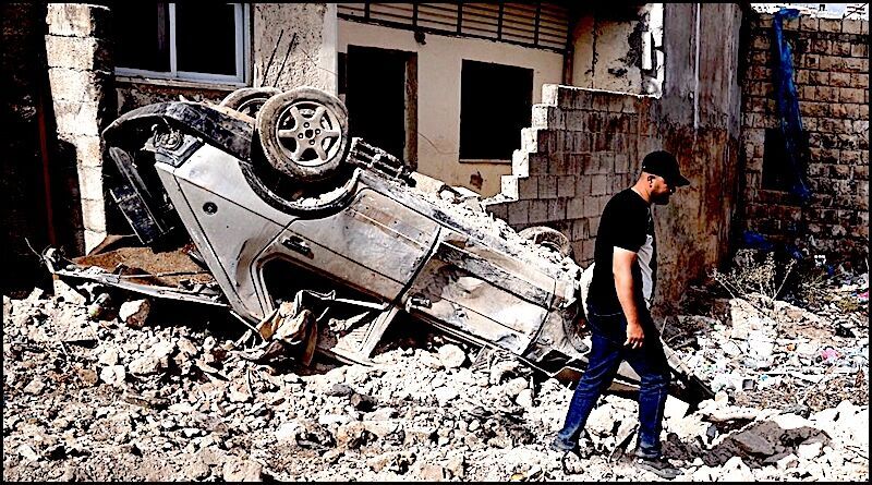 West bank rubble