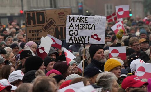 greenland protest denmark
