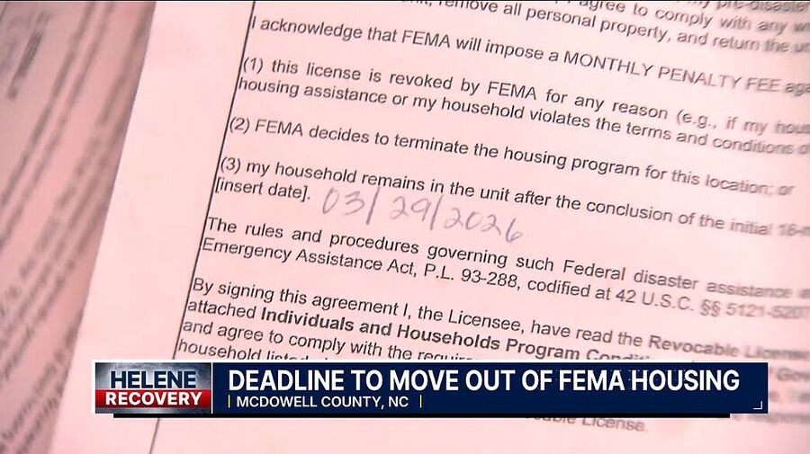 fema eviction notices