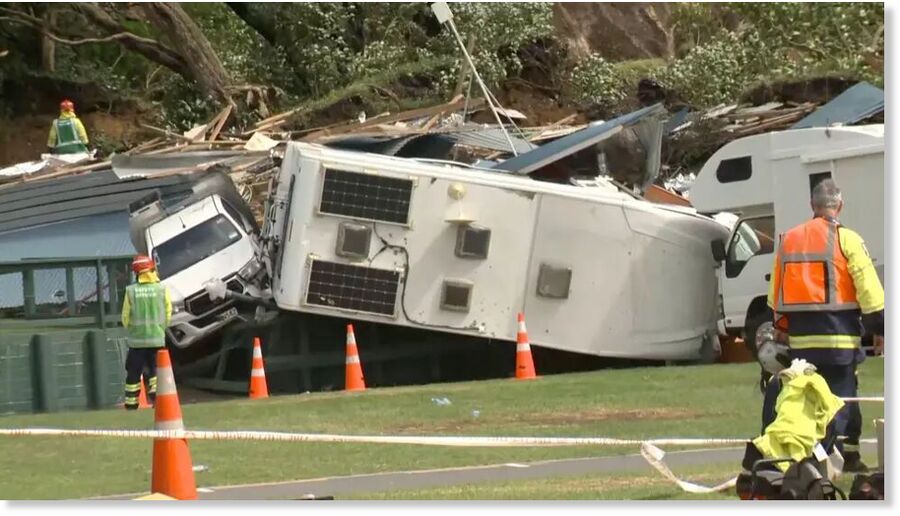 Rescue work will continue through the night, officials say