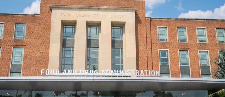 Click to enlarge The exterior of the Food And Drug Administration headquarters is seen on July 20, 2020 in White Oak, Maryland.