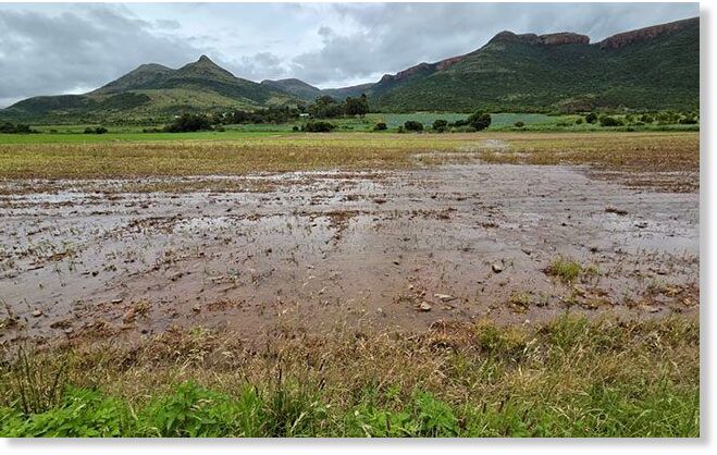 Click to enlarge Flood damage in Ohrigstad, Mpumalanga, following days of heavy rainfall that caused widespread flooding across the province.