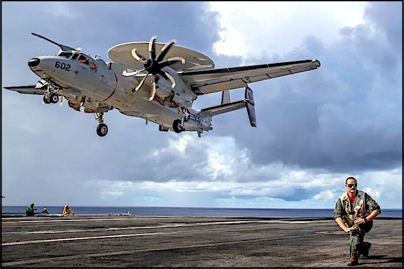 Click to enlarge Landing on the USS Abraham Lincoln