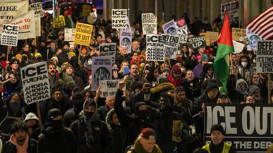 ice protest new york city