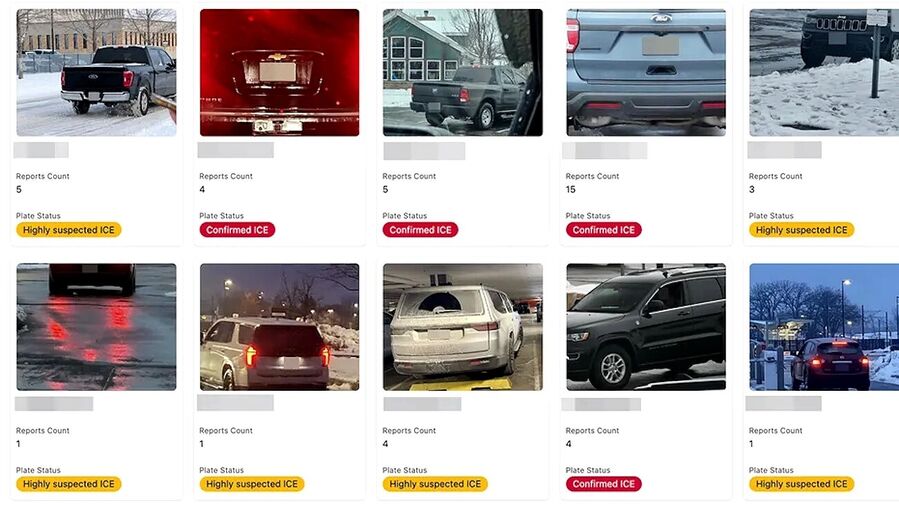 anti ice track license plate law enforcement