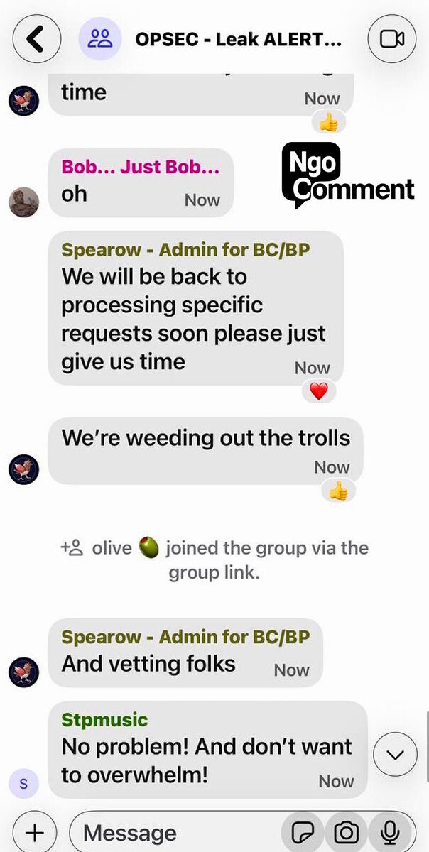 signal chat minnesota anti ice