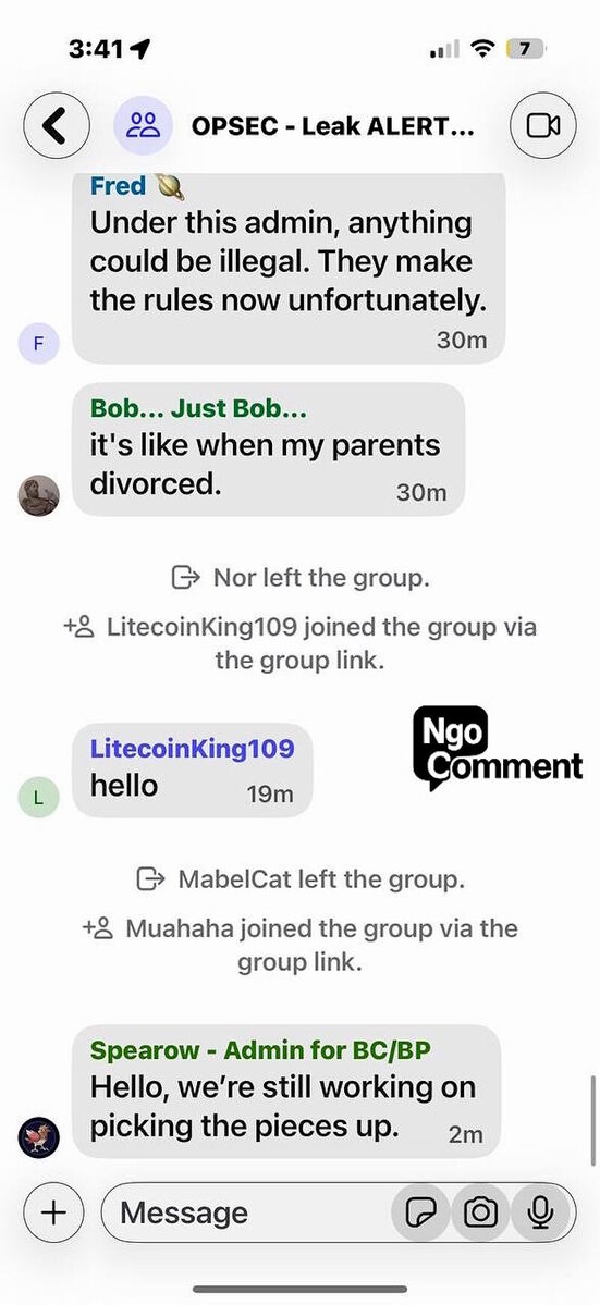 signal chat minnesota anti ice