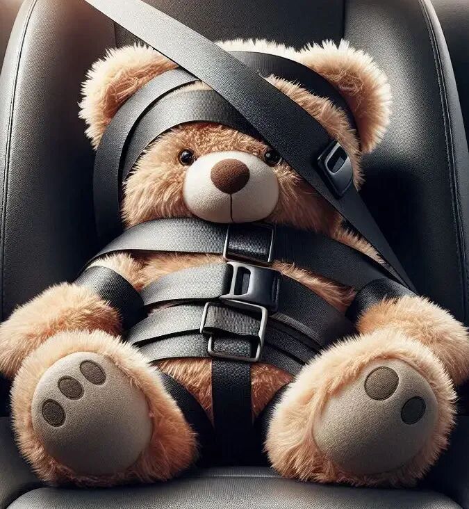 bear buckled up