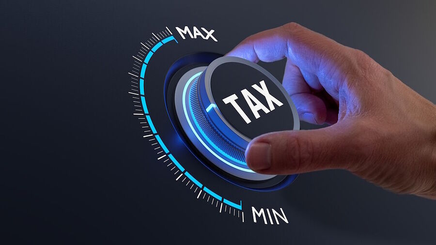 Click to enlarge tax rates dial graphic