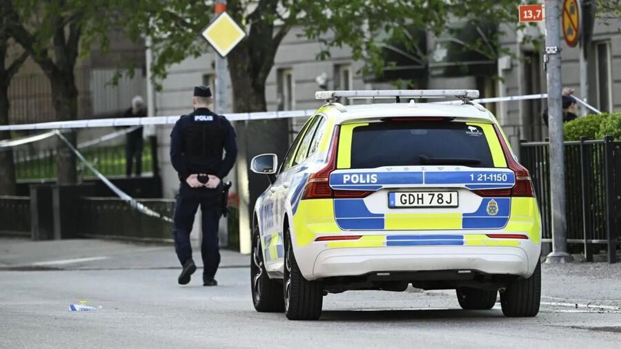 Swedish police car