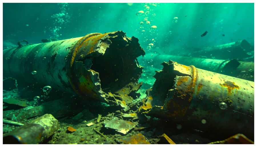Click to enlarge Broken Pipeline