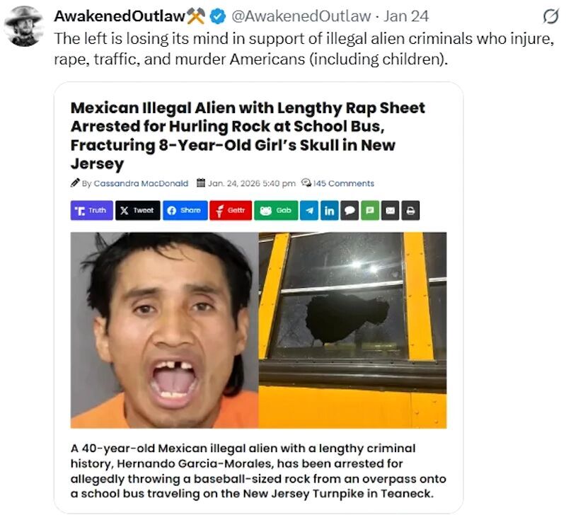 Click to enlarge immigrant crime tweet illegal alien