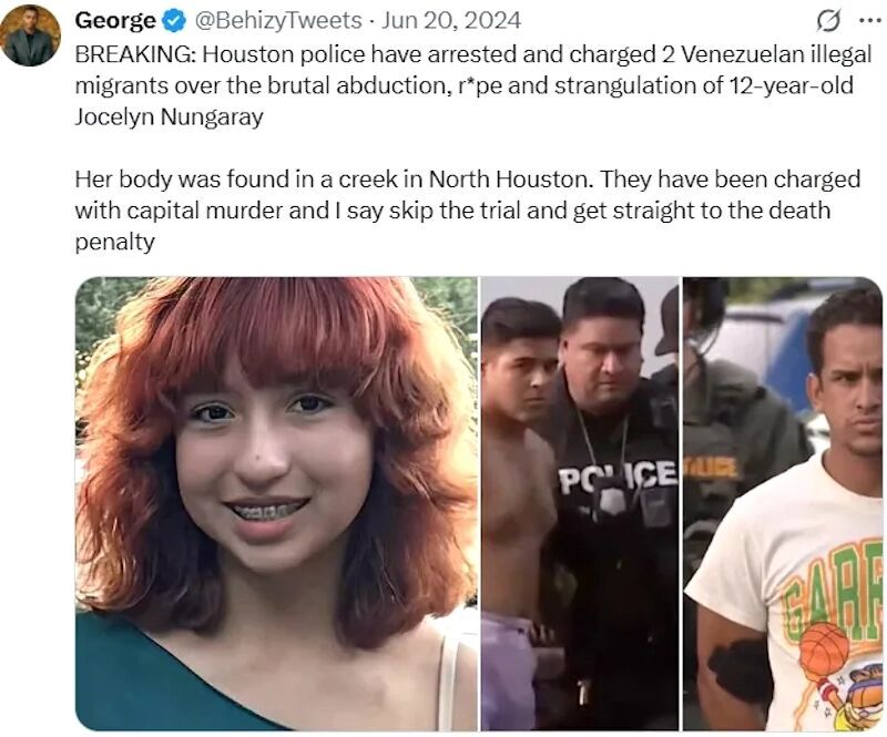 Click to enlarge immigrant crime tweet illegal alien