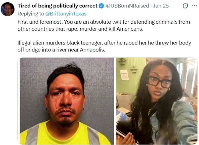 Click to enlarge immigrant crime tweet illegal alien