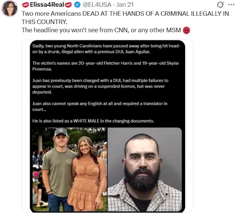 Click to enlarge immigrant crime tweet illegal alien