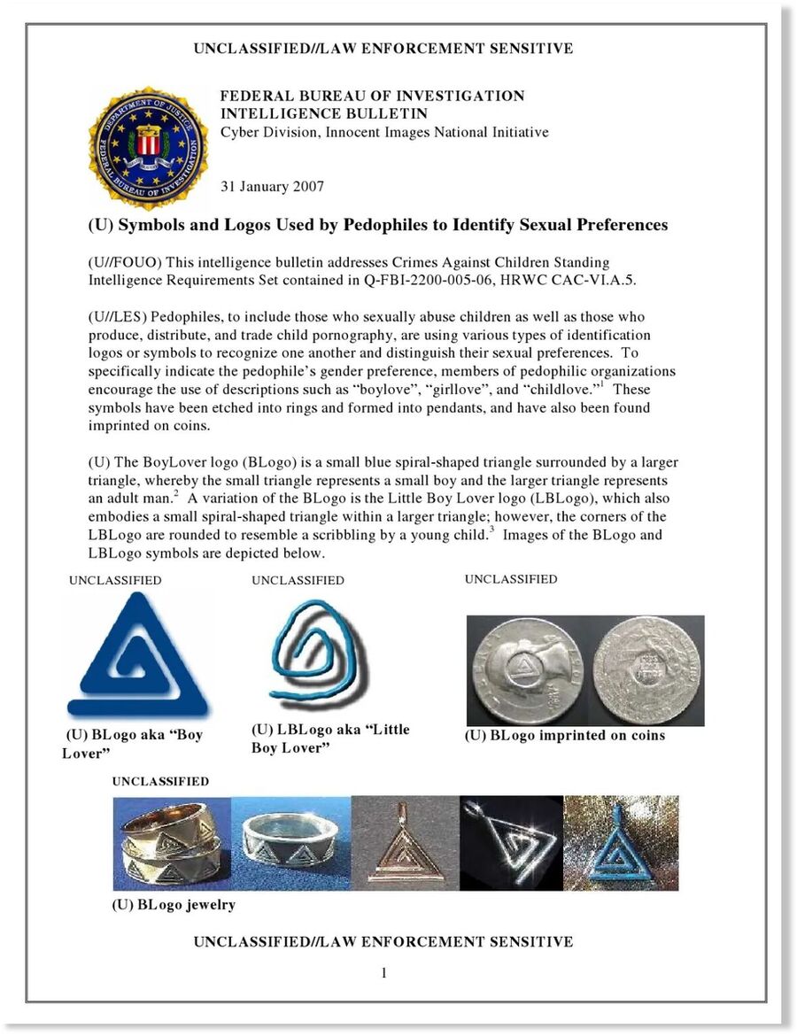 fbi pedophile logos