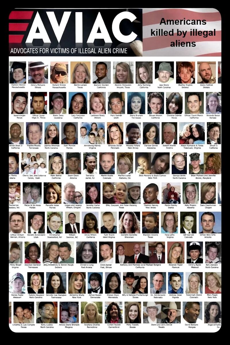 Click to enlarge victims crime illegal aliens migrants